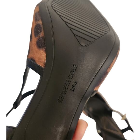 New Kenneth Cole Romi Leopard Print Slingback 9.5M - Picture 8 of 8